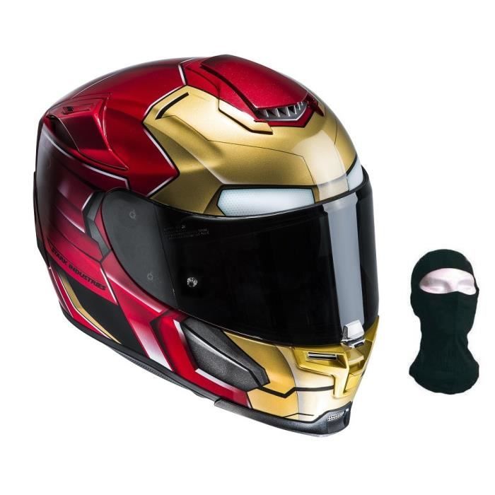 Casque intégral HJC Rpha70 Iron Man + Cagoule @ Cdiscount