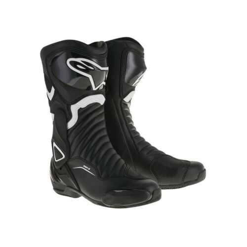 Bottes moto ALPINESTARS SMX-6 v2 Noir/Blanc à 149€ (au lieu de 239,95€)