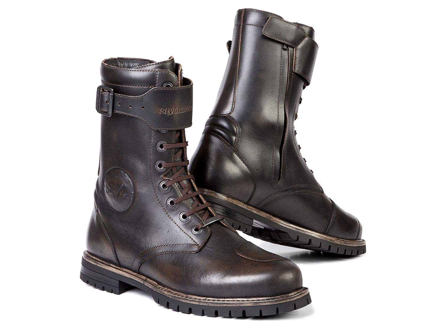 Bottes moto STYMARTIN Rocket Racer Marron à 167€ (au lieu de 249€)