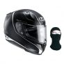 HJC Casque Intégral Rpha11 Riberte Noir Blanc + Cagoule @ Cdiscount